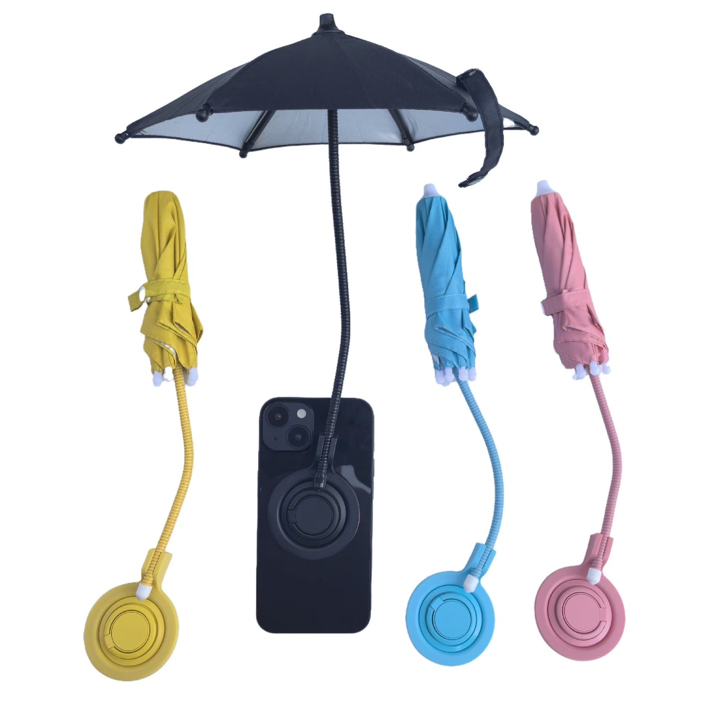 Magsafe retractable mobile phone parasol