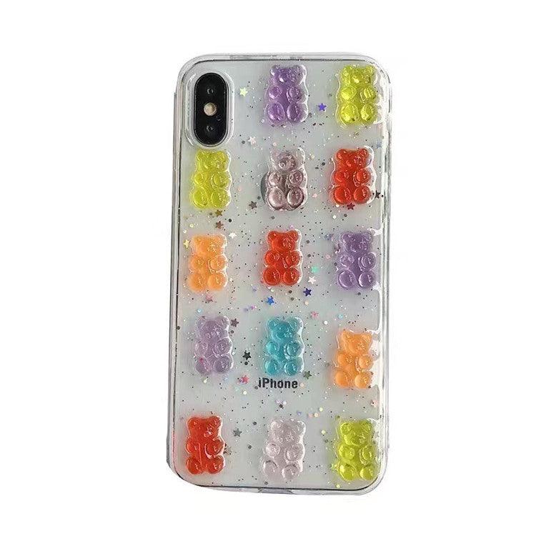 Cute Colorful Candy Bear  Phone Case