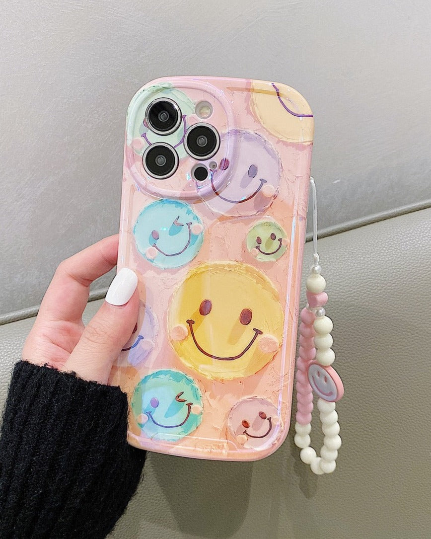 Oil Painting Smile Phone Case