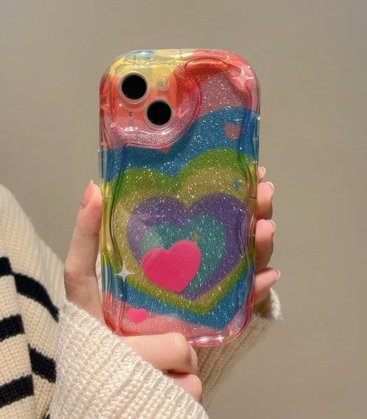 Rainbow Heart  Phone Case