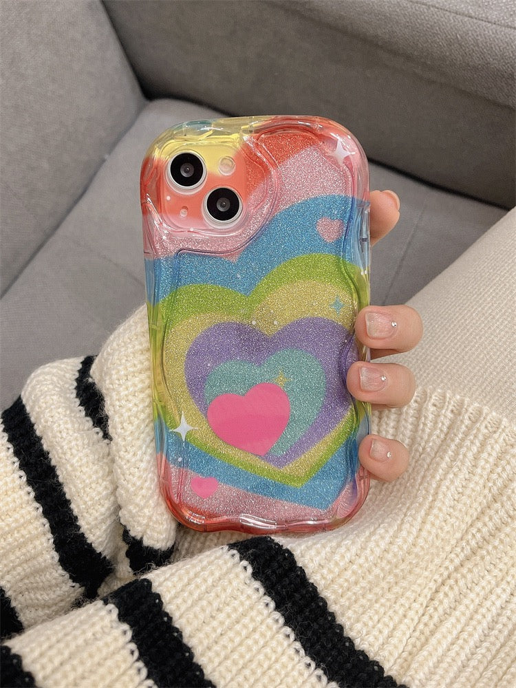 Rainbow Heart  Phone Case