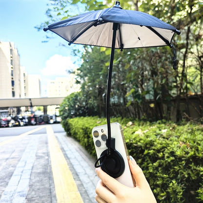 Magsafe retractable mobile phone parasol