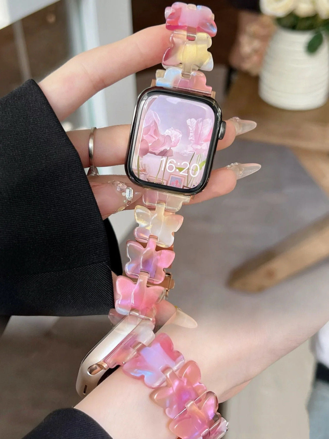 Butterfly Transparent Apple Watch Band