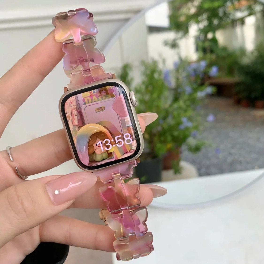 Butterfly Transparent Apple Watch Band