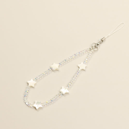 Crystal Star Phone Chain