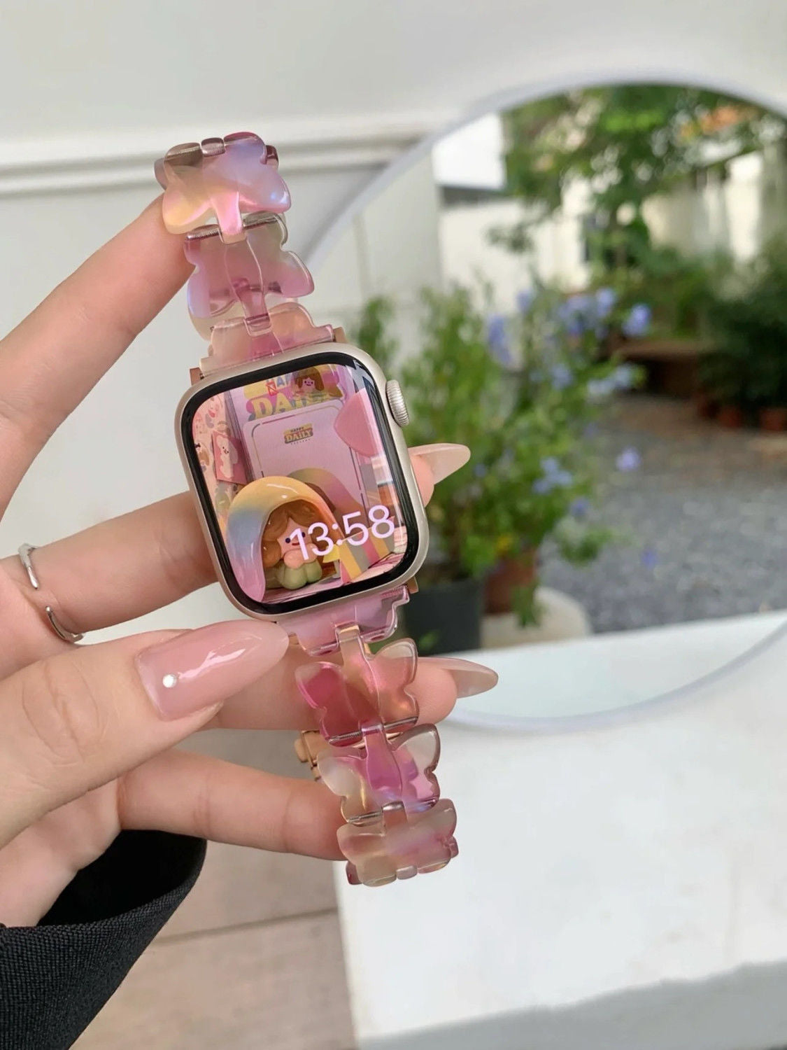 Butterfly Transparent Apple Watch Band