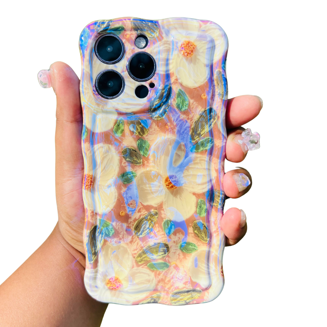 Oil Painting Flower iPhone Case