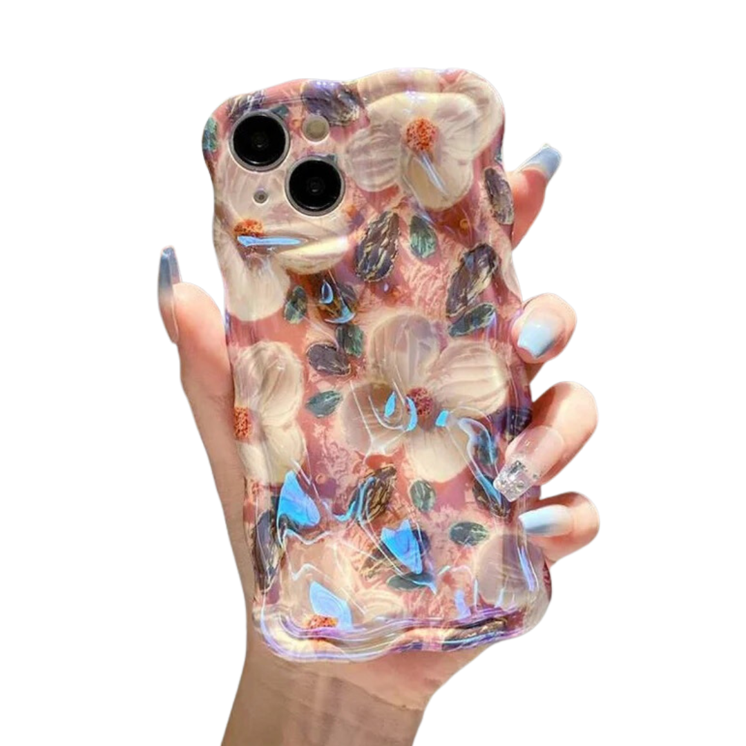 Oil Painting Flower iPhone Case