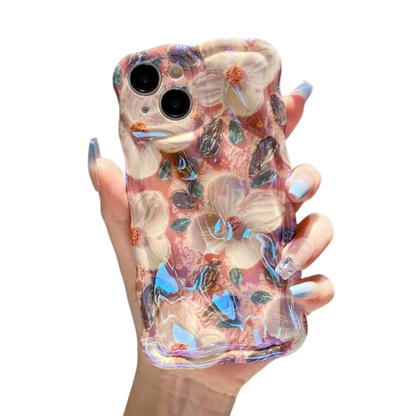 Oil Painting Flower iPhone Case